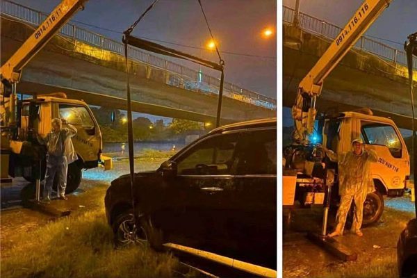Cứu hộ ô tô sập gầm giữa đêm mưa tầm tã, giá 1,2 triệu đồng là đắt hay rẻ?