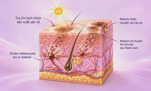 Da khô có dễ sạm nám?