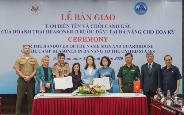 Đà Nẵng bàn giao hiện vật doanh trại Reasoner cho Mỹ