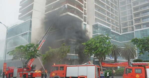 Đà Nẵng diễn tập cháy lớn tại khách sạn cao tầng, huy động tổng lực cứu người