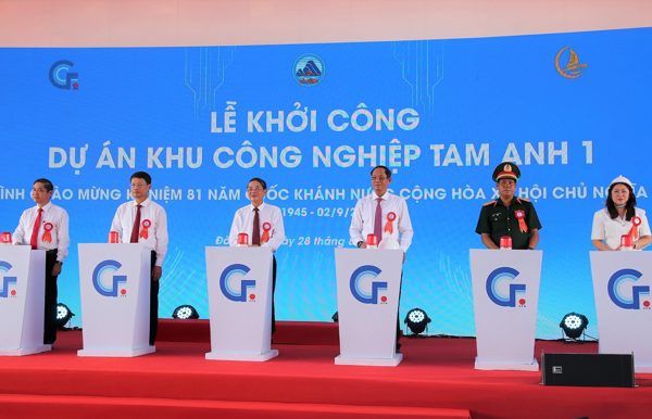 Đà Nẵng khởi công khu công nghiệp gần 170ha, vốn hơn 1.500 tỷ đồng