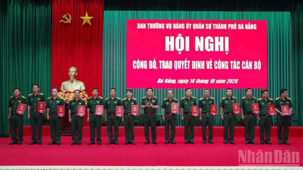 Đà Nẵng kiện toàn chức vụ Chỉ huy trưởng, Chính trị viên Ban Chỉ huy quân sự các xã, phường