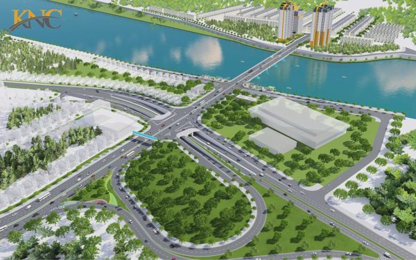 Đà Nẵng phân luồng giao thông để thi công cụm nút giao đầu cầu Hòa Xuân