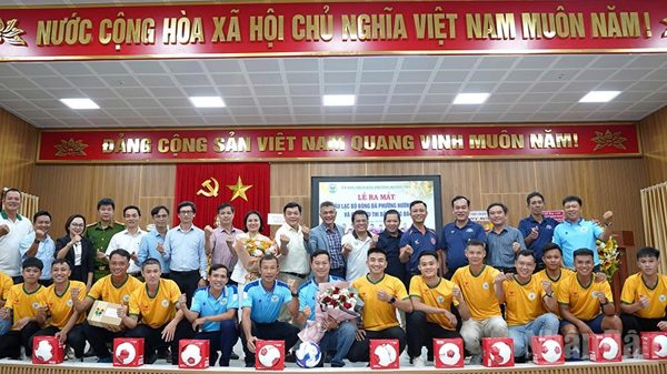 Đà Nẵng: Ra mắt Câu lạc bộ bóng đá cấp xã, phường đầu tiên tại phường Hương Trà