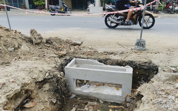 Đà Nẵng thay 900 cửa thu nước 'hàm ếch' sang thu nước dưới mặt đường