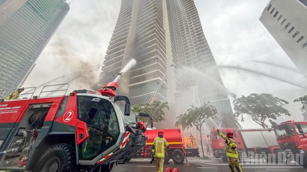 Đà Nẵng: Thực tập phương án chữa cháy, cứu nạn, cứu hộ quy mô lớn
