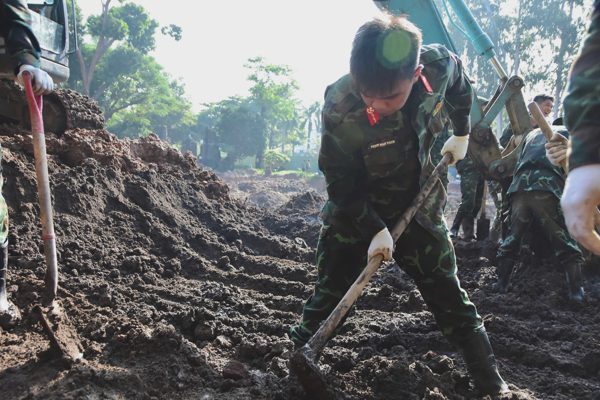Đã tìm thấy hơn 700 bộ hài cốt liệt sĩ ở Công viên Lê Thị Riêng
