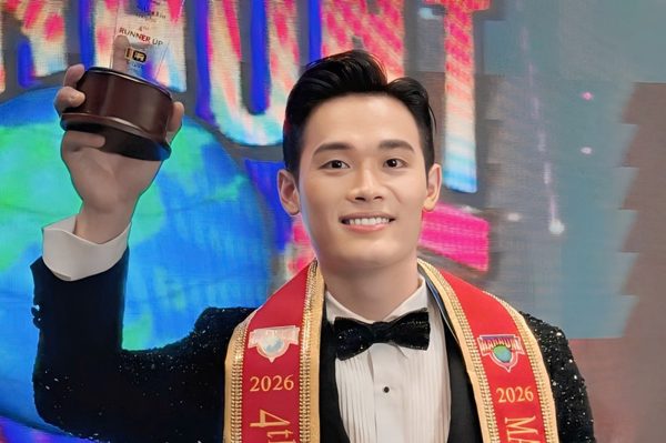Đại diện Việt Nam giành Á vương Manhunt International 2026