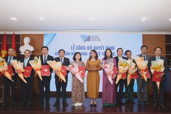 Đại học Quốc gia TPHCM thành lập 2 tổ chức, bổ nhiệm loạt cán bộ quản lý