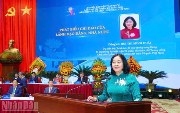 Đại hội đại biểu toàn quốc Liên hiệp các tổ chức hữu nghị Việt Nam lần thứ VII, nhiệm kỳ 2026-2031