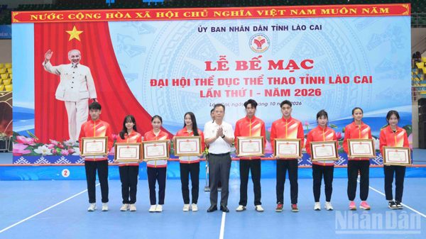 Đại hội Thể dục thể thao tỉnh Lào Cai lần thứ I, năm 2026 thành công tốt đẹp