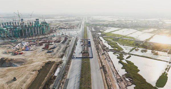 Đại lộ 120m dần hình thành, mở trục kết nối tới sân vận động 135.000 chỗ ở Hà Nội