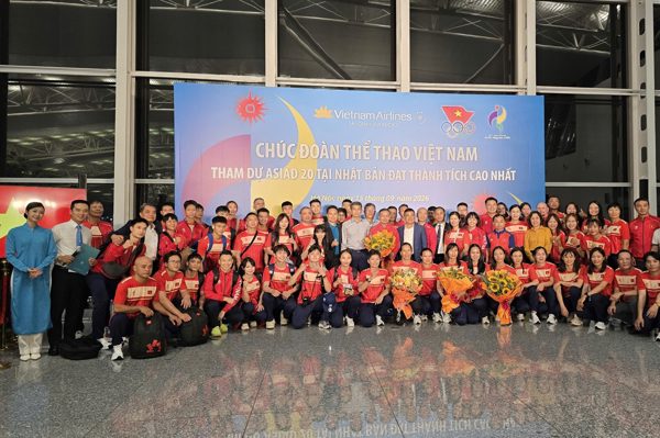 Đại quân đoàn TTVN lên đường tham dự Asiad 2026