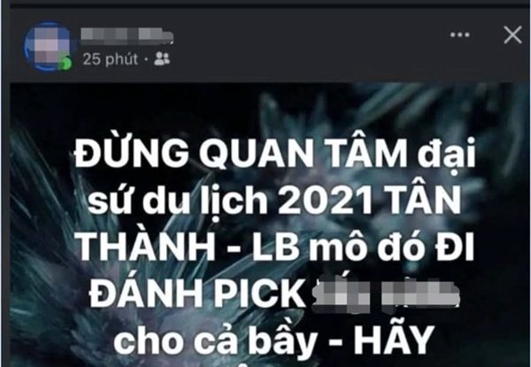 Đại sứ Du lịch Quảng Trị 2021 trình báo bị xúc phạm trên mạng xã hội