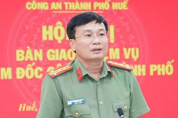 Đại tá Dương Văn Thoan phụ trách Công an TP Huế