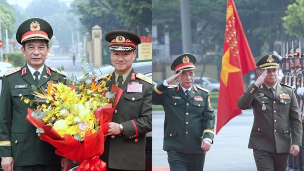 Đại tướng Lào và Đại tướng Campuchia tới Việt Nam dự diễn tập chung