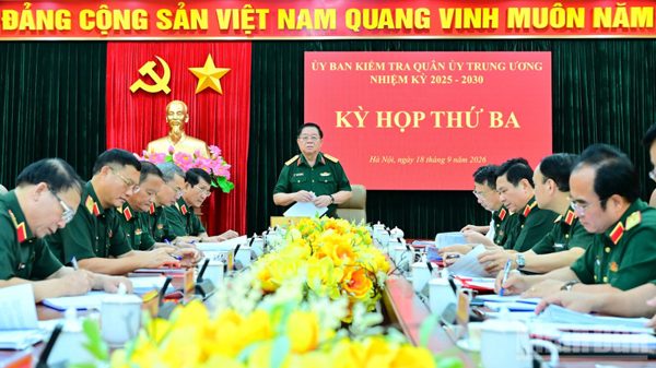 Đại tướng Nguyễn Trọng Nghĩa chủ trì Kỳ họp thứ ba Ủy ban Kiểm tra Quân ủy Trung ương