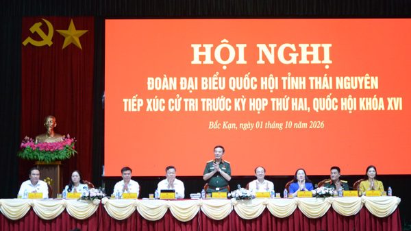 Đại tướng Phan Văn Giang, Phó Thủ tướng Chính phủ, Bộ trưởng Quốc phòng tiếp xúc cử tri Thái Nguyên