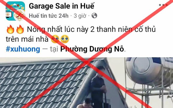 Đăng clip 2 người cầm kiếm ở Thanh Hóa nhưng ghi 'tại Huế', bị phạt 12,5 triệu đồng