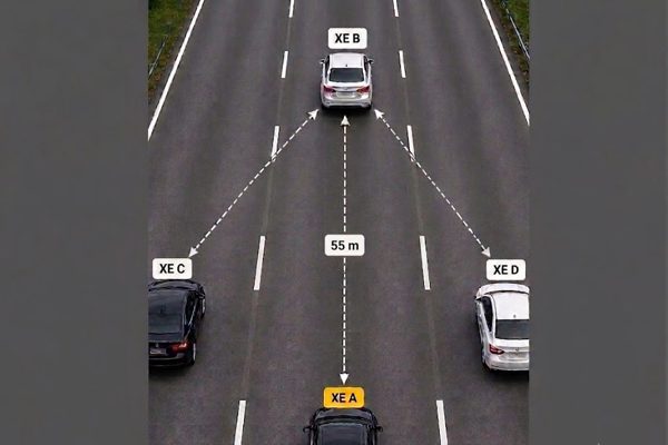 Đang giữ khoảng cách an toàn, xe khác 'điền vào chỗ trống', tài xế có bị phạt?