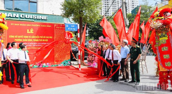 Danh nhân Đỗ Cao Mại được đặt tên phố trên quê hương