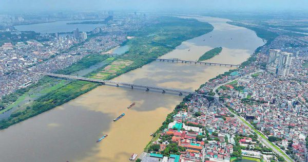 “Đánh thức” sông Hồng, tạo không gian sống xanh cho Thủ đô