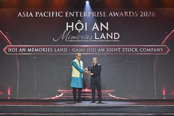 Đảo Ký Ức Hội An nhận giải thưởng Doanh nghiệp Xuất sắc Châu Á tại APEA 2026