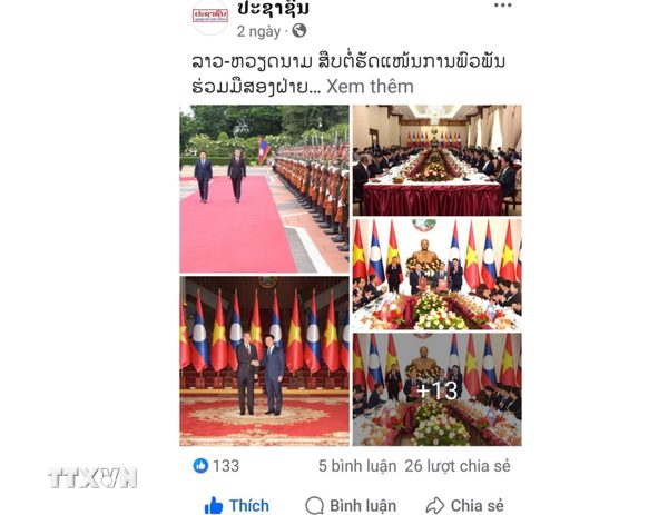 Dấu ấn kinh tế-xã hội trong chuyến thăm của Thủ tướng Lê Minh Hưng tới Lào