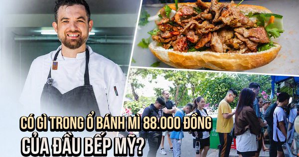 Đầu bếp Mỹ bán bánh mì 88.000 đồng, khách xếp hàng nườm nượp