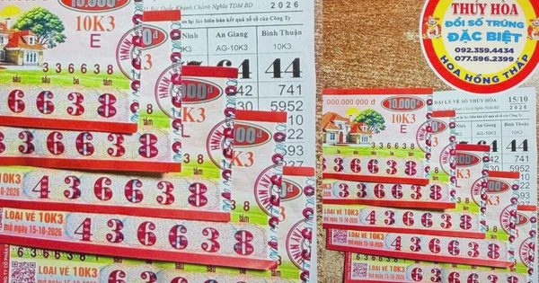 Dãy số đẹp giúp 2 người ở TP.HCM cùng trúng số 2,2 tỉ xổ số miền Nam