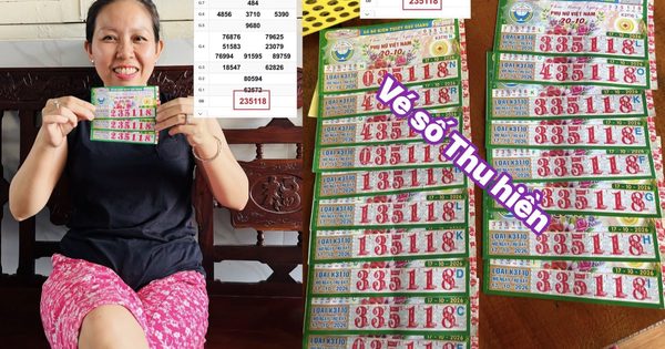Dãy số giúp 10 người cùng trúng 6,9 tỉ đồng xổ số miền Nam đài Hậu Giang