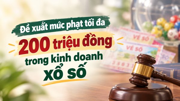 Đề xuất mức phạt tối đa 200 triệu đồng trong kinh doanh xổ số