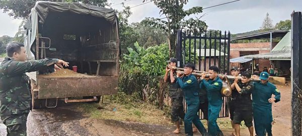 Di dời, xử lý an toàn quả bom nặng 300kg