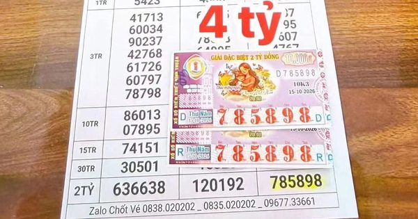 Đi khám bệnh mua 2 vé, người đàn ông trúng độc đắc xổ số miền Nam