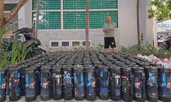 Điểm bán hàng trăm bình khí cười ở Đà Nẵng bị phát hiện
