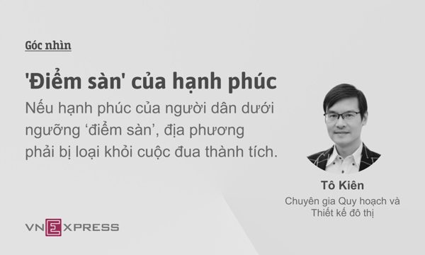'Điểm sàn' của hạnh phúc