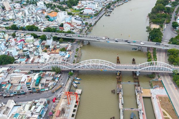 Diện mạo cầu Tân Thuận 1 hơn 120 năm tuổi trước khi được nâng cấp