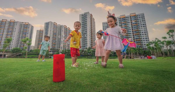 Diện mạo của một khu đô thị hạnh phúc nhìn từ nụ cười trẻ thơ