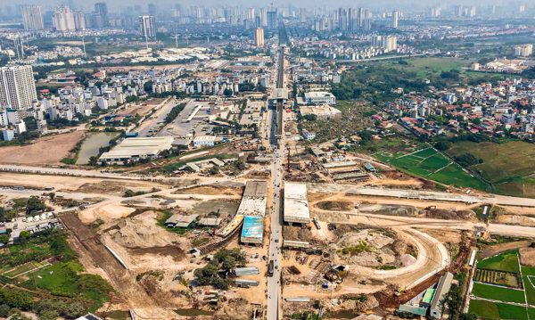 Diện mạo nút giao Vành đai 4 ở cửa ngõ Tây Nam Hà Nội