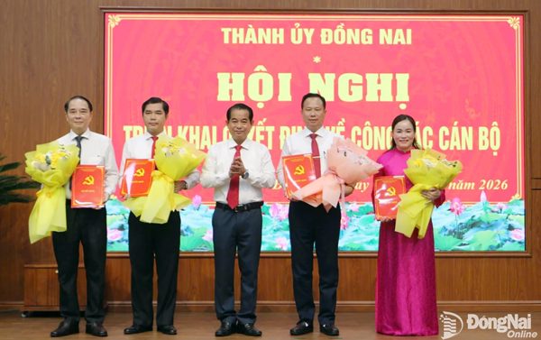 Điều động, bổ nhiệm nhân sự ở 3 tỉnh, thành