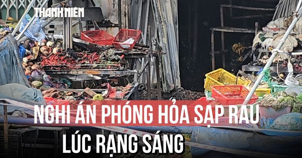Điều tra nghi án phóng hỏa ki ốt bán rau ở TP.HCM lúc rạng sáng