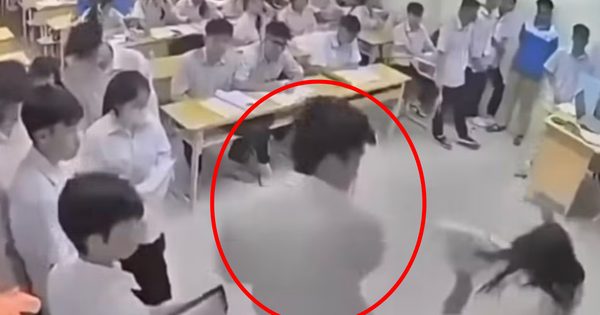 Điều tra vụ học sinh đánh cô giáo chảy máu trong lớp học