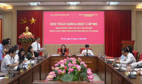 Định hướng công tác dư luận xã hội thực hiện Nghị quyết Đại hội XIV của Đảng