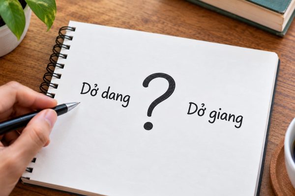 Dở dang hay dở giang: Đâu là từ viết đúng chính tả tiếng Việt?