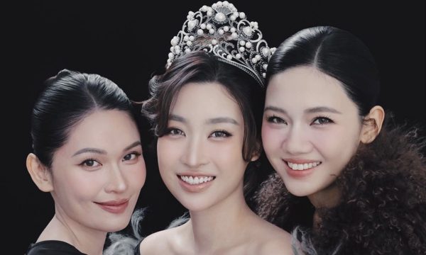 Đỗ Mỹ Linh hội ngộ hai á hậu Hoa hậu Việt Nam 2016