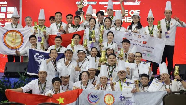 Đoàn đầu bếp Việt Nam thắng lớn tại Battle of the Chefs 2026