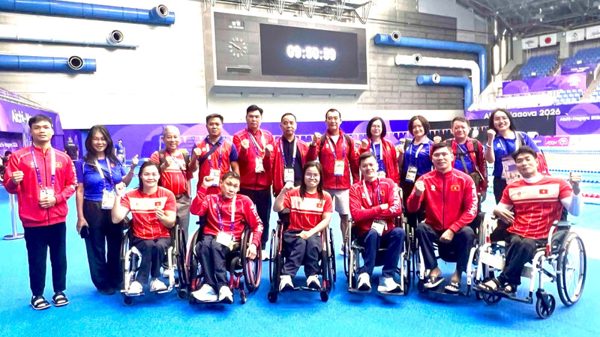 Đoàn Thể thao người khuyết tật Việt Nam bước vào buổi tập đầu tiên tại Nhật Bản