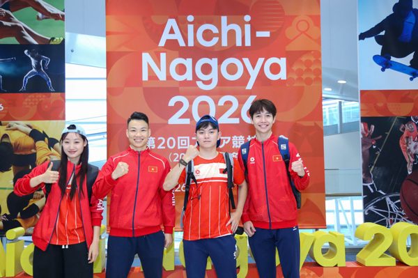 Đoàn thể thao Việt Nam đến Nagoya, khởi đầu chiến dịch chinh phục mục tiêu Asiad 20