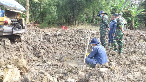 Đội K91 phát hiện thêm 6 bộ hài cốt liệt sĩ trong vườn sầu riêng