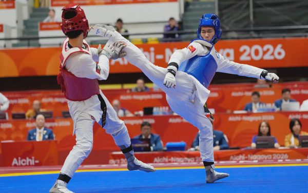 Đối kháng taekwondo Việt Nam thất bại nặng nề ở Asiad 2026